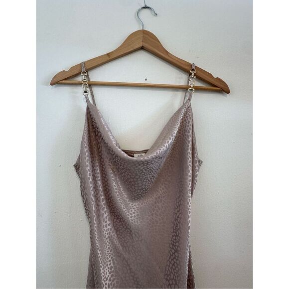 River Island Slip Dress Midi Cheetah Print Size 8 - Picture 4 of 7